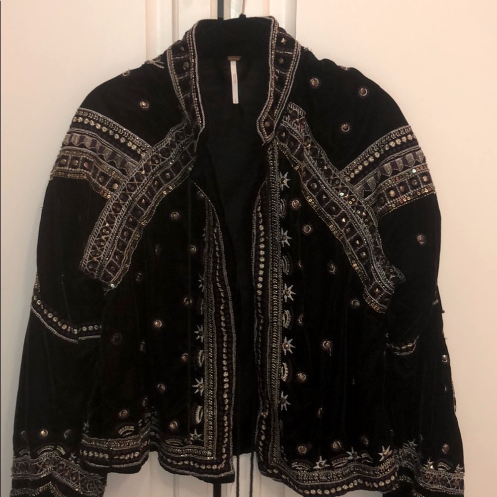 FREE PEOPLE BEADED JACKET